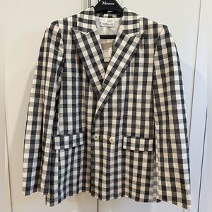 Mango Gingham Blazer NWT size Medium
